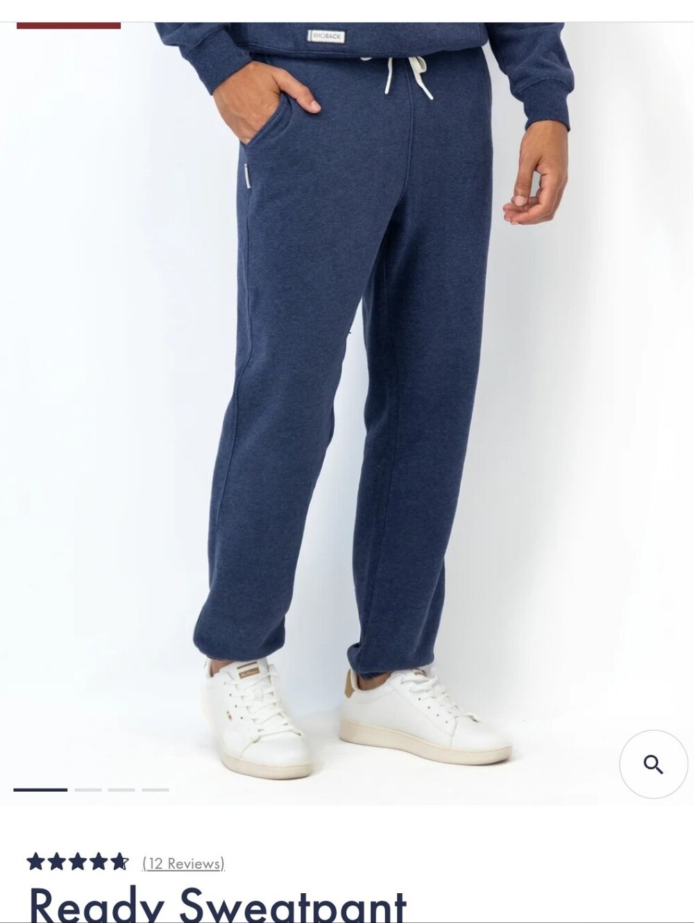 Rhoback Men's ReadySweatpants XXL Heather Navy
